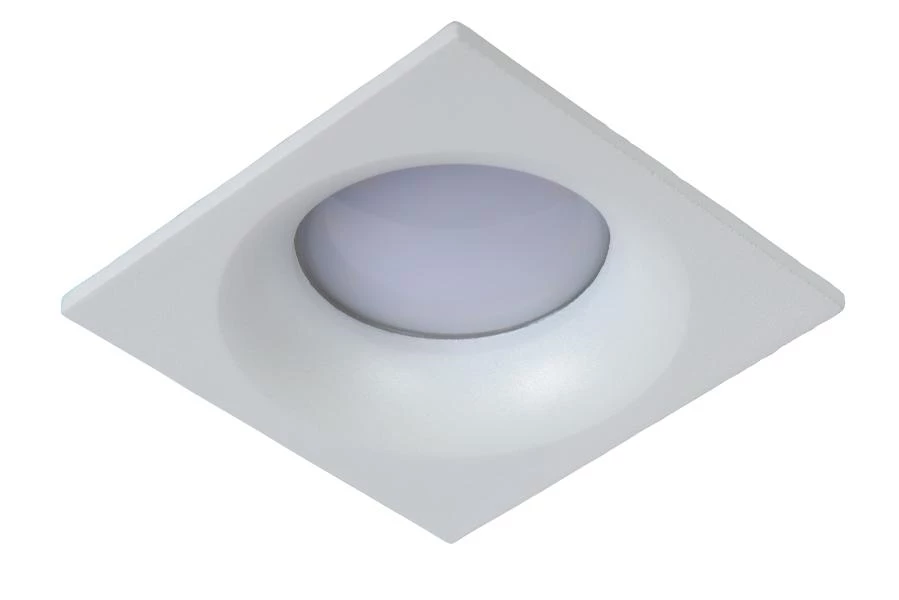 Lucide ZIVA - Foco empotrable en el suelo Baño - 1xGU10 - IP44 - Blanco - apagado